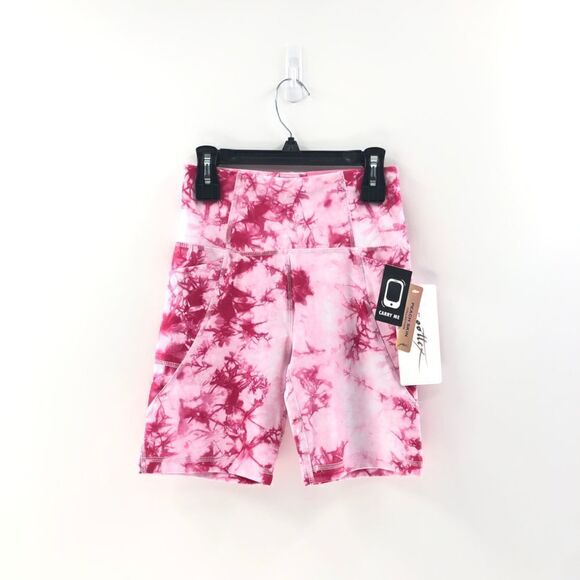 Gottex Pants - High Waist Biker Shorts X BY GOTTEX Tie Dye XS